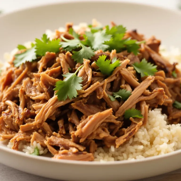 Carnitas-style pork with lime rice