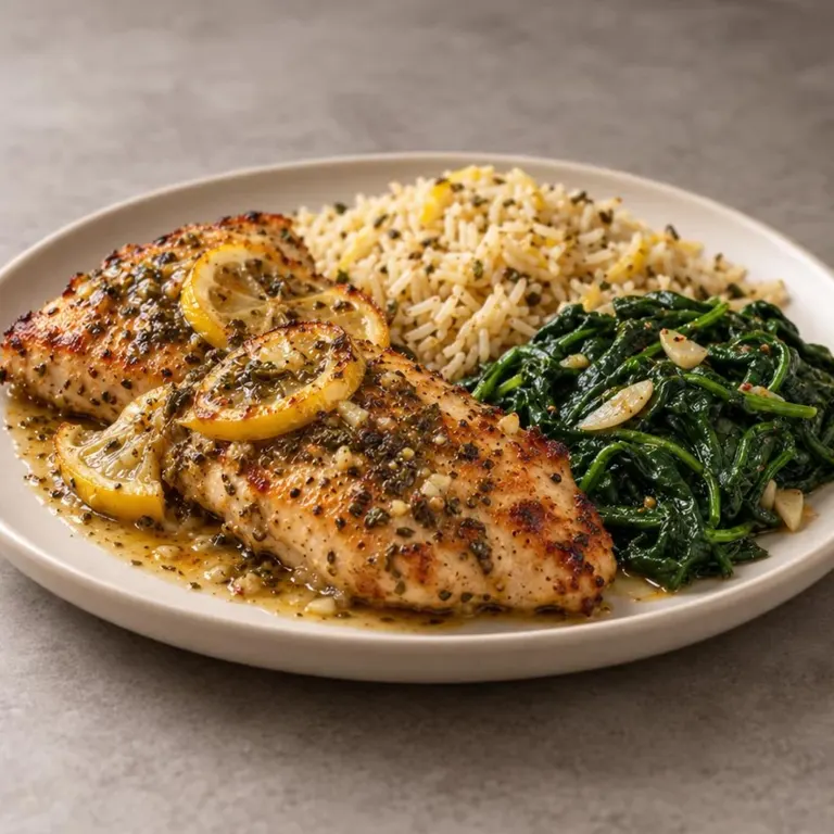Greek lemon chicken rice