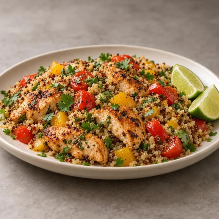 Lime chicken quinoa under pressure