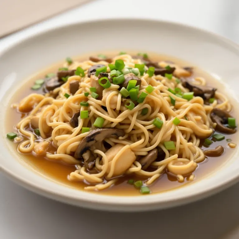 Ginger tofu ramen-style noodles