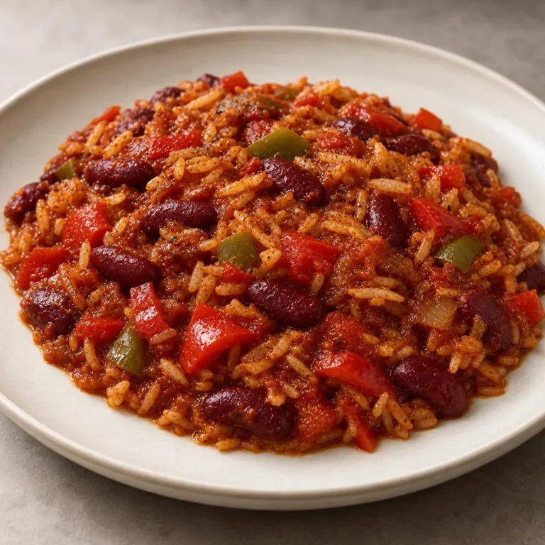Kidney Bean & Rice Pepper Pot