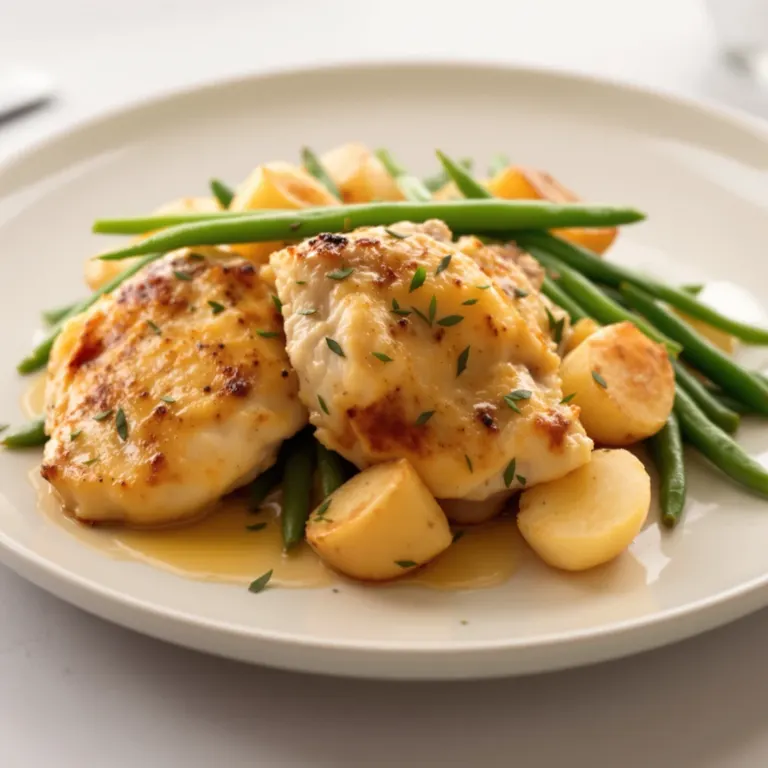 Lemon garlic chicken sheet-pan
