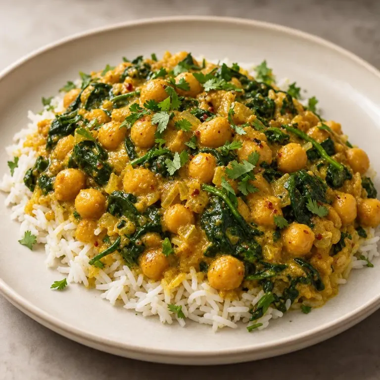 Lime chickpea coconut skillet