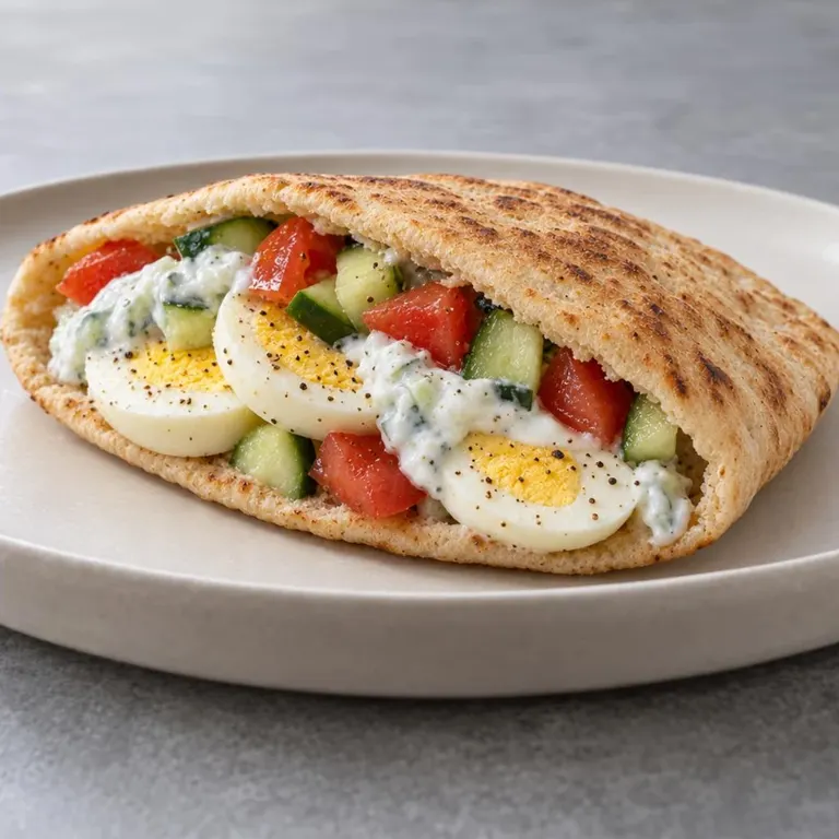Mediterranean Egg Pita Pocket