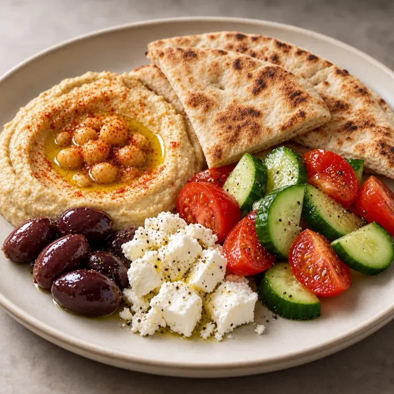 Mezze Breakfast Plate