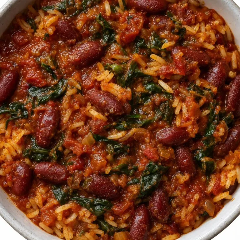 Microwave Rajma Rice Bowl