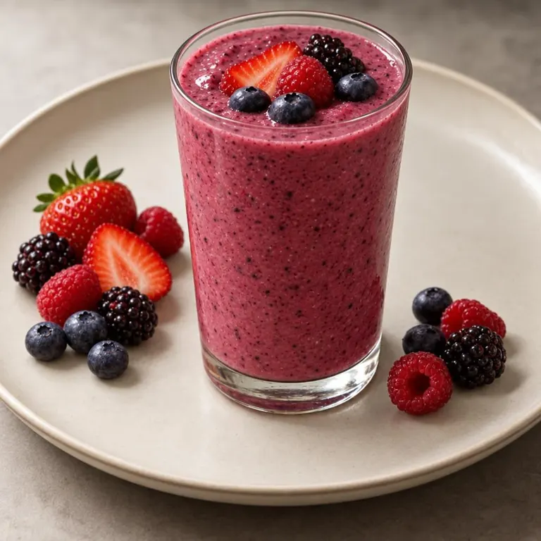 Mixed Berry Protein Smoothie