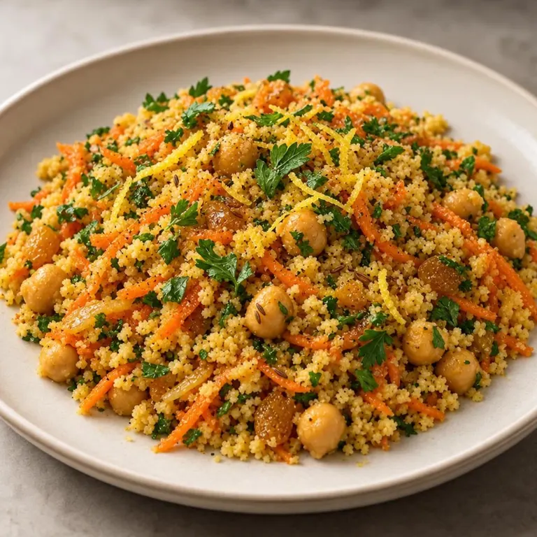 Moroccan Chickpea Couscous