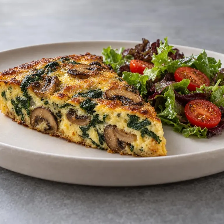 Mushroom Parmesan Frittata