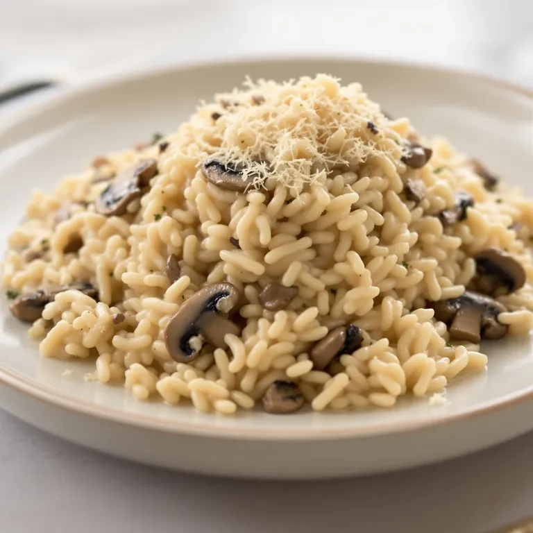 Mushroom & parmesan risotto