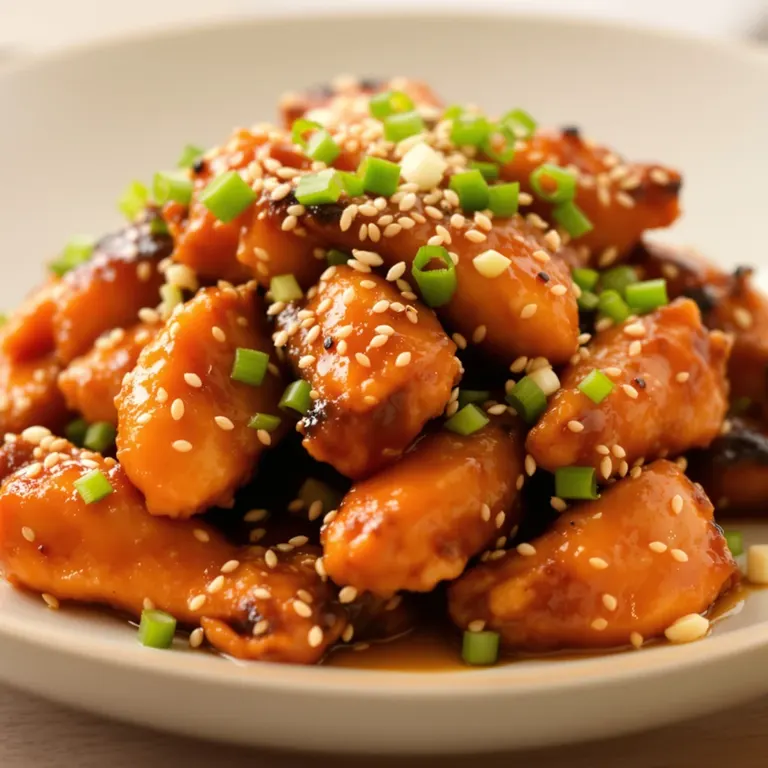 Honey garlic chicken wings