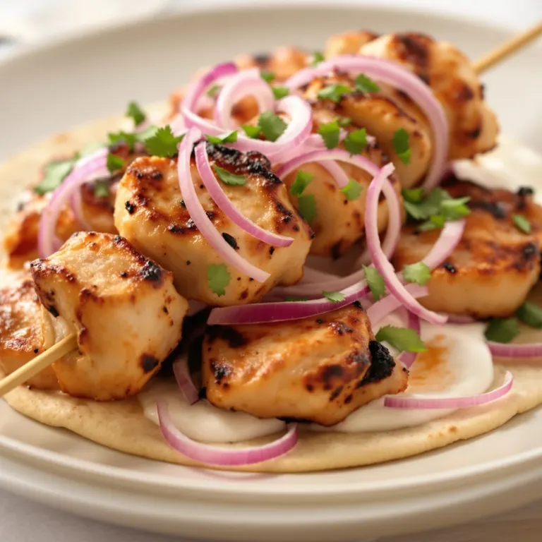 Chicken souvlaki pita