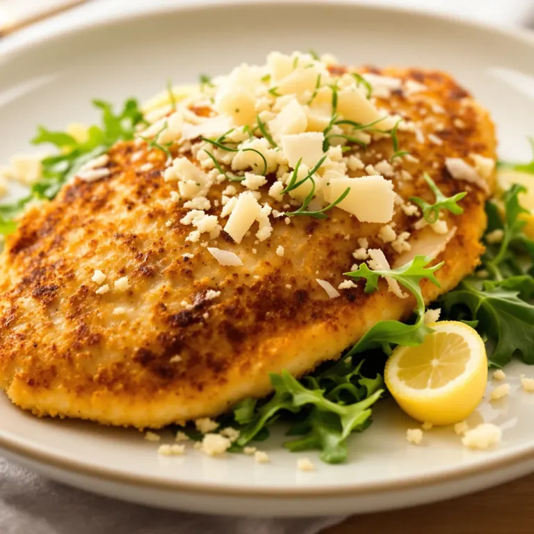 Chicken milanese & arugula