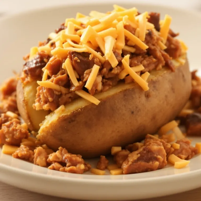 Pulled pork jacket potato