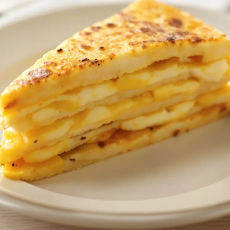Spanish tortilla wedge