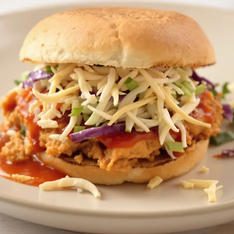 Pulled chicken sliders
