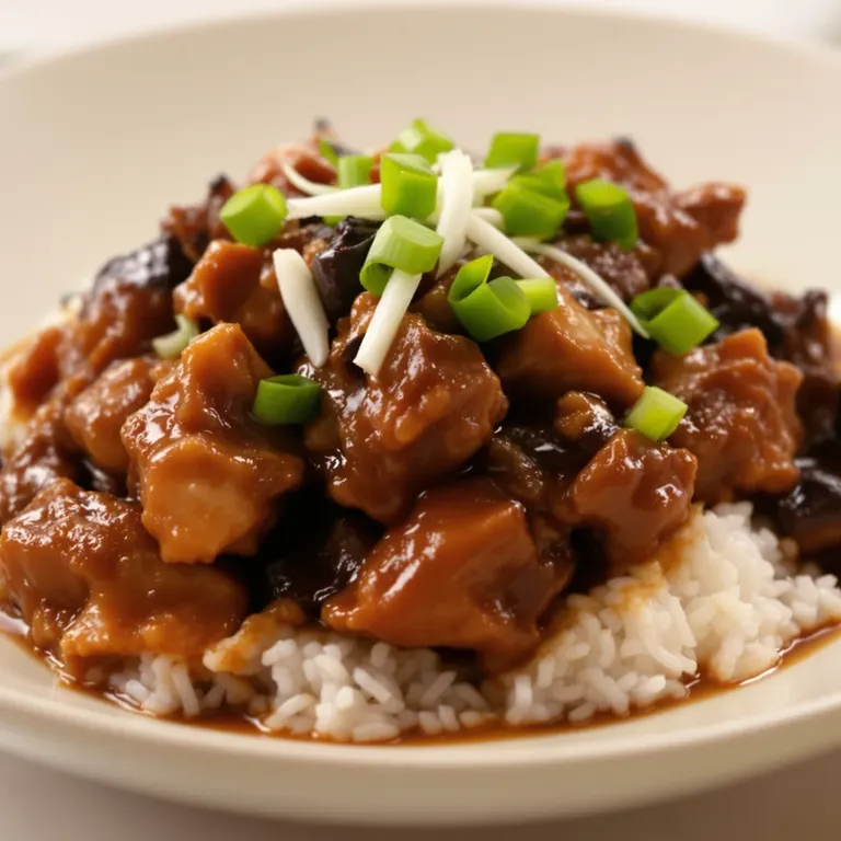 Chicken adobo & rice