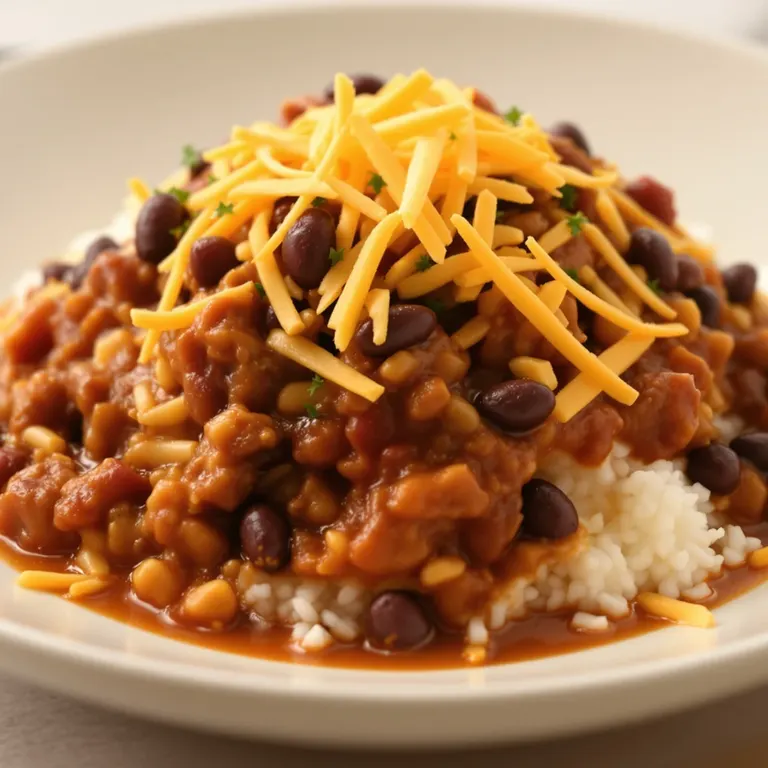 Chili con carne & rice