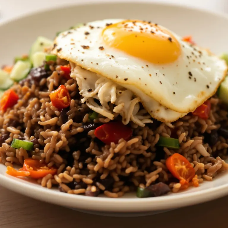 Nasi goreng with fried egg