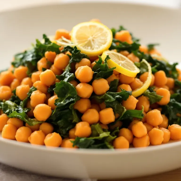 Paprika kale chickpea skillet