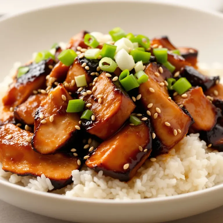 Teriyaki chicken rice bowl