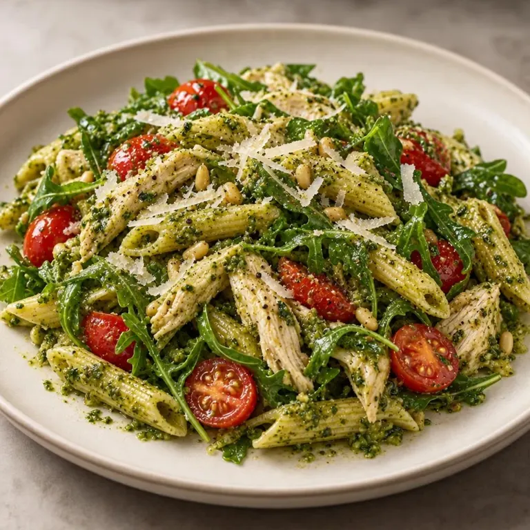 Pesto Chicken Pasta Salad