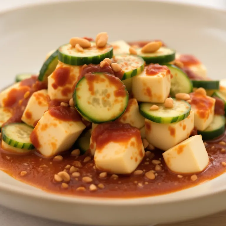 Sun: Pine-nut romesco tofu