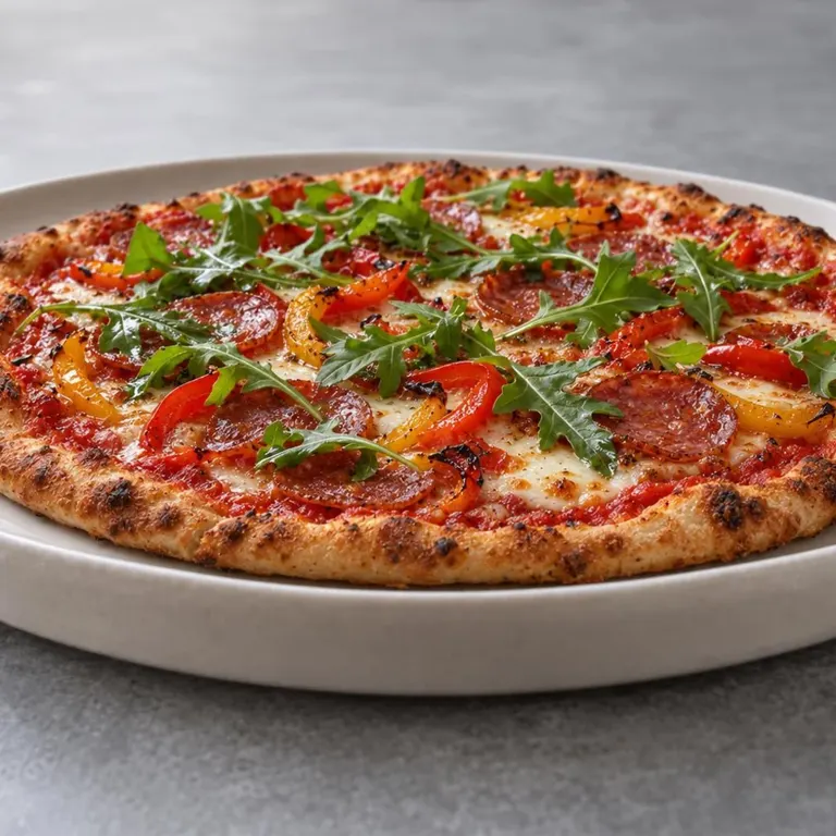 Salami & Pepper Pizza