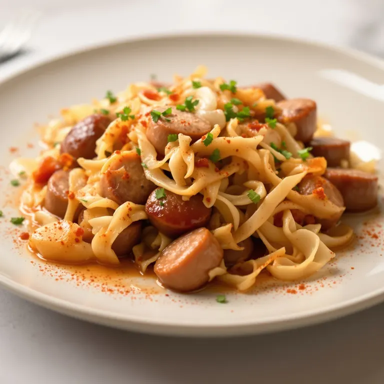 Sausage & cabbage skillet