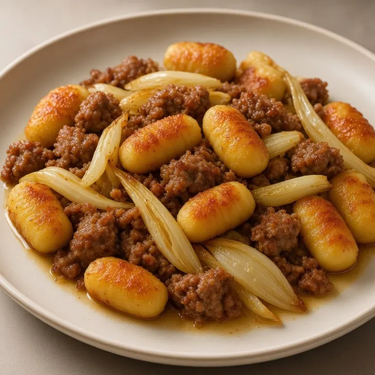 Sausage and fennel skillet gnocchi