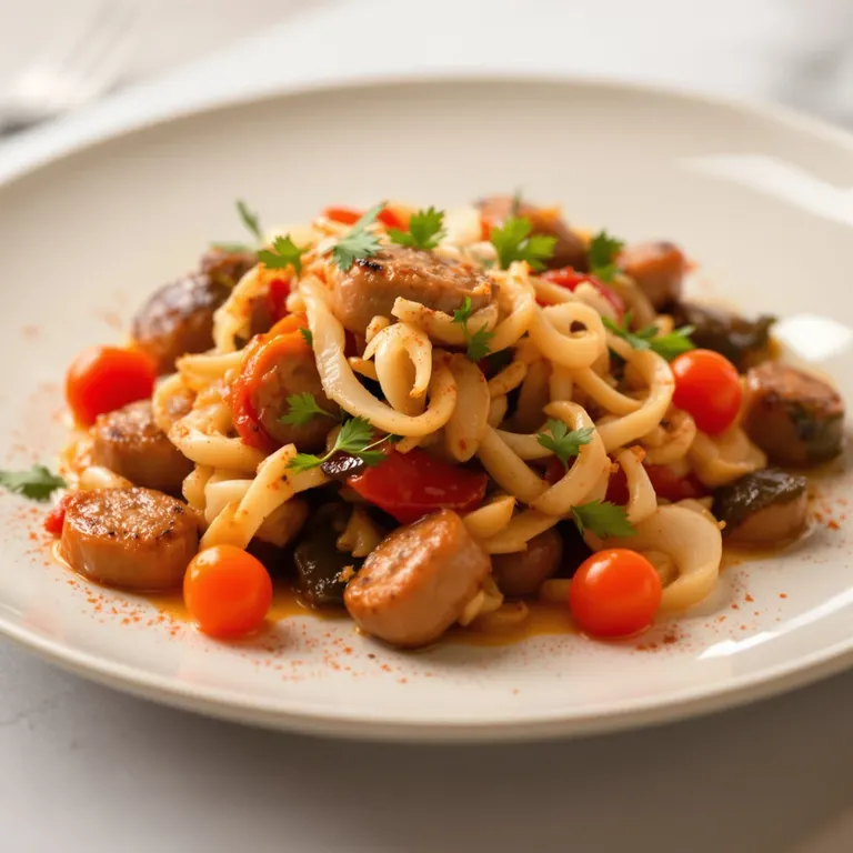 Sausage and pepper skillet