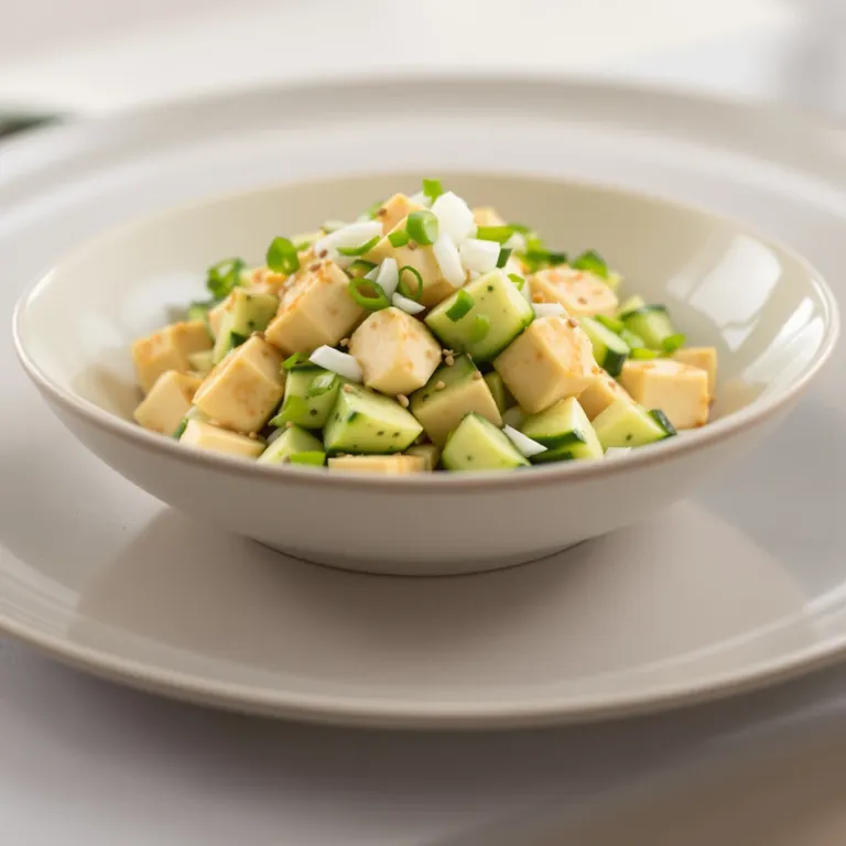 Sat: Sesame lime tofu cucumber