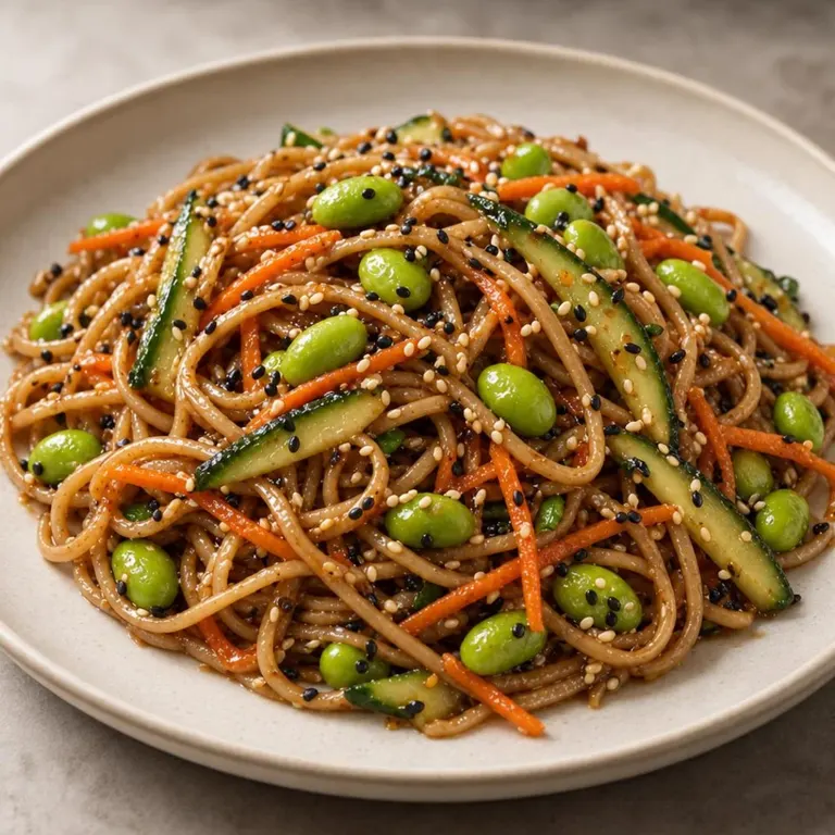 Sesame Noodle Salad with Edamame