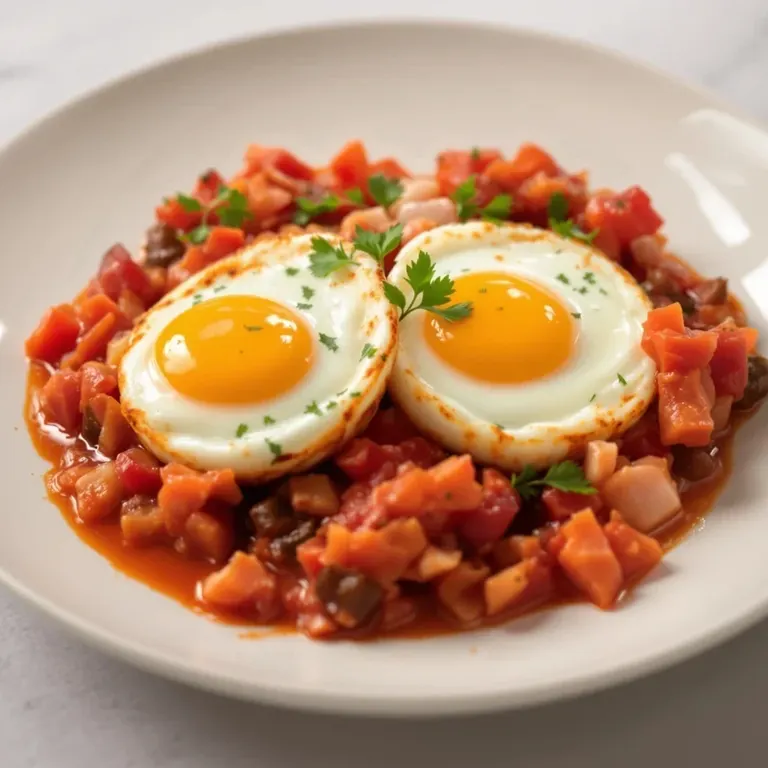 Sun: Shakshuka with toast