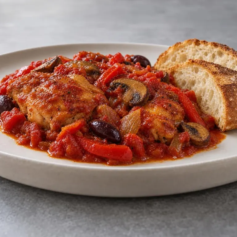 Slow Cooker Chicken Cacciatore