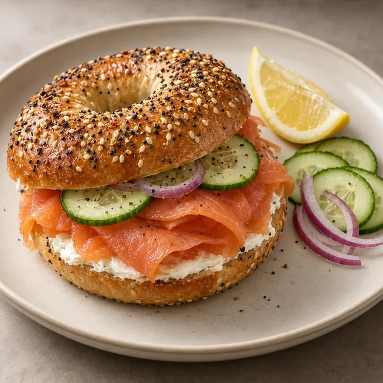 Smoked Salmon Bagel