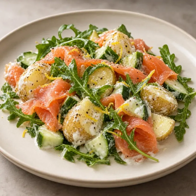 Smoked Salmon Potato Salad