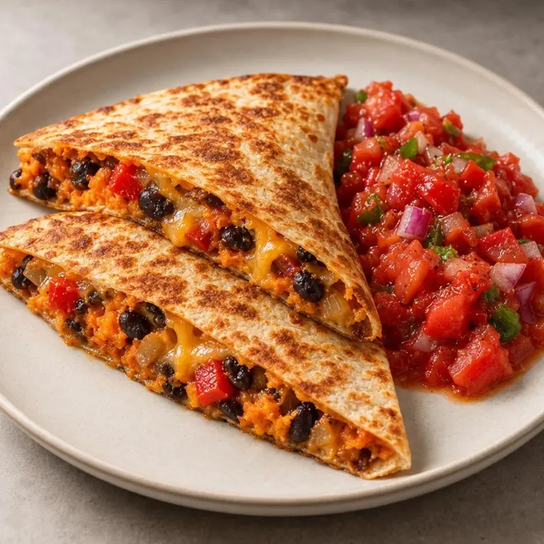 Smoky Veggie Quesadilla