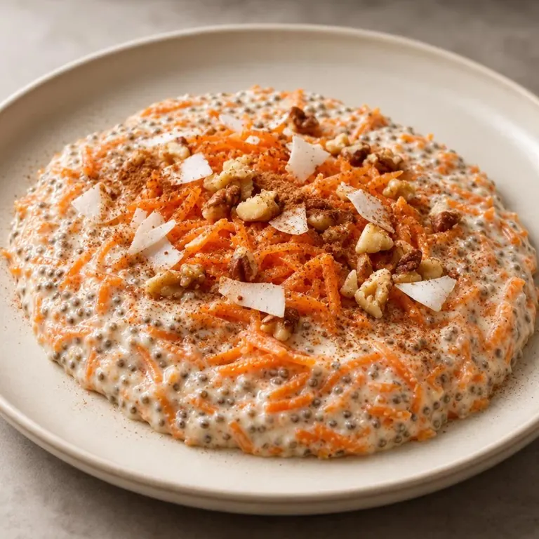 Spiced Carrot Chia Pudding