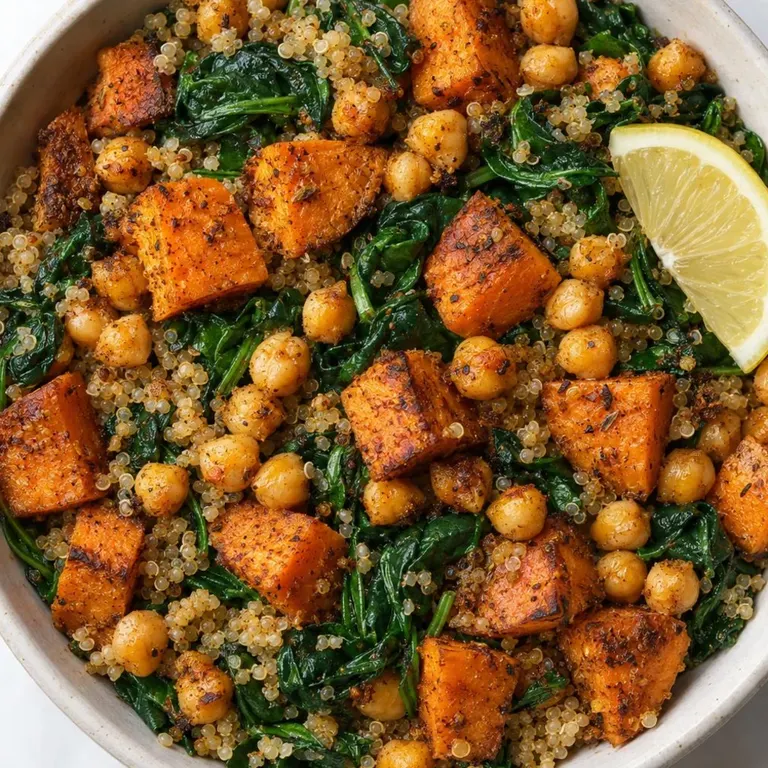 Spiced Chickpea & Sweet Potato Bowl
