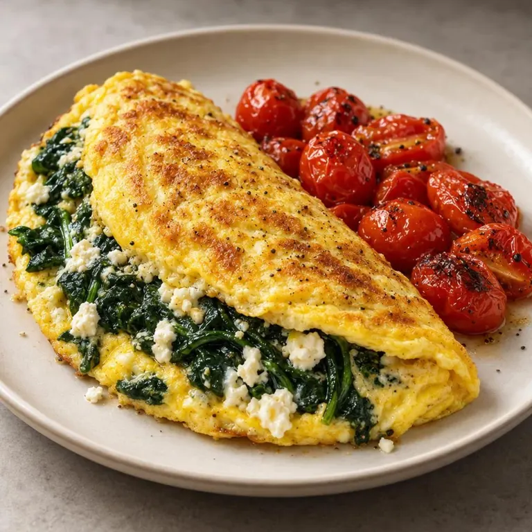 Spinach Feta Omelet