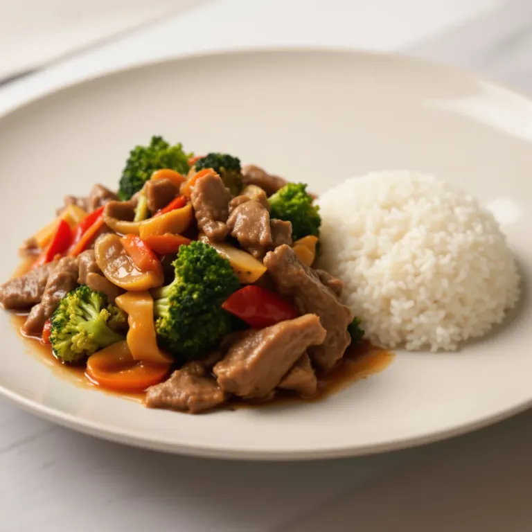 Beef & pepper stir-fry