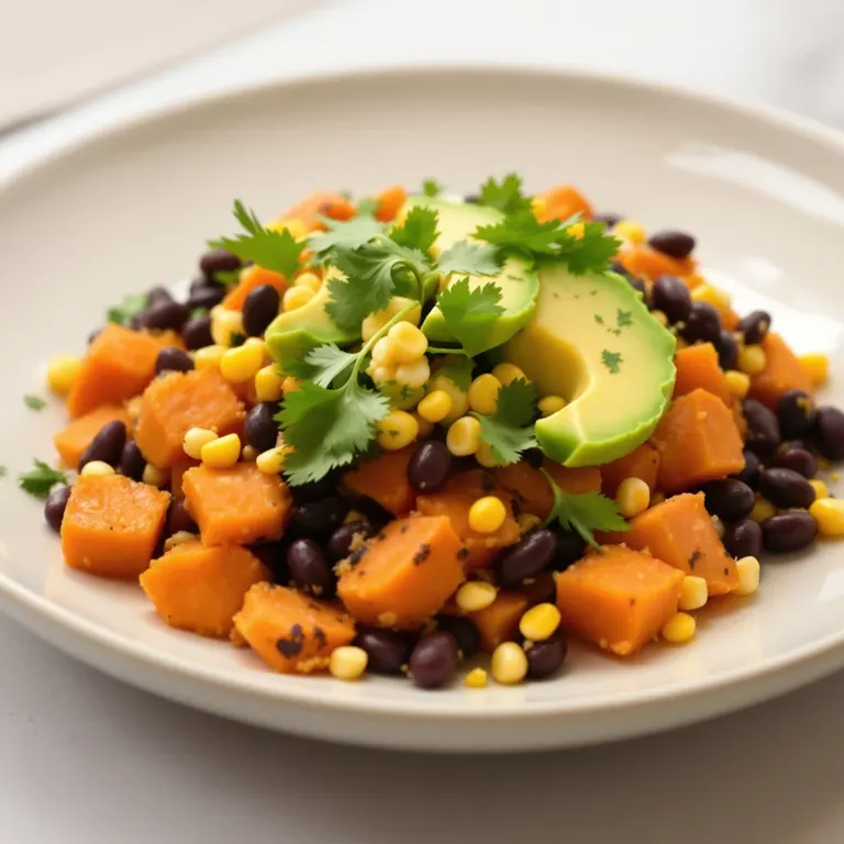 Sweet potato & black bean bowl