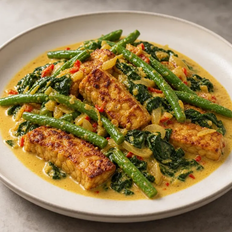 Tempeh Green Bean Coconut Curry