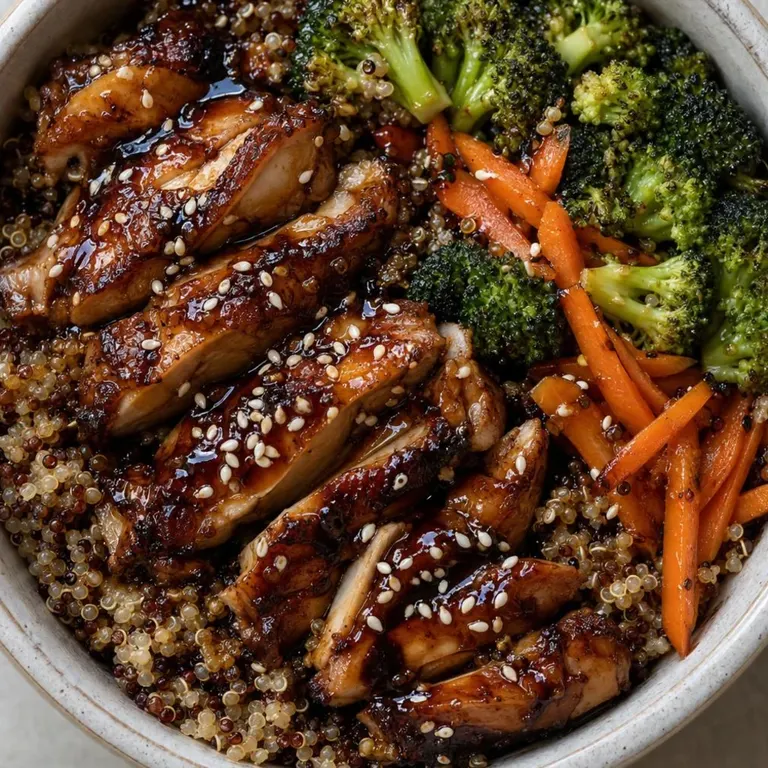 Teriyaki Chicken Quinoa Bowl