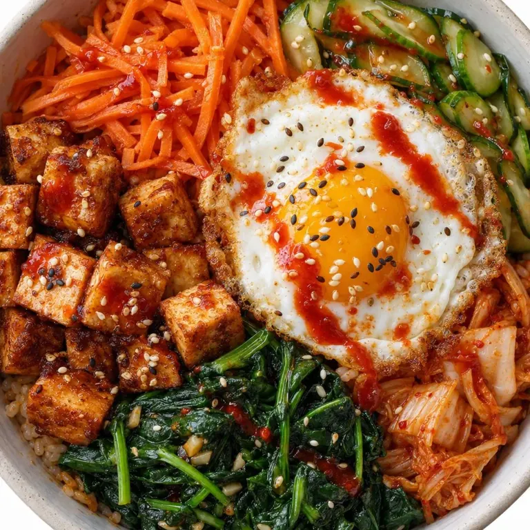 Tofu Bibimbap Bowl