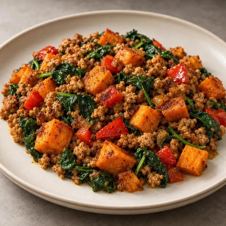 Turkey & Sweet Potato Skillet