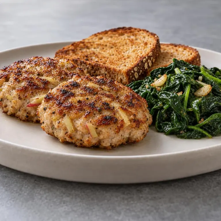 Turkey Apple Breakfast Patties