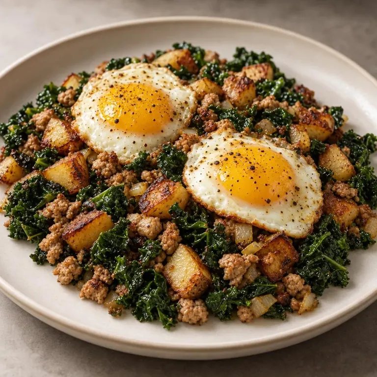 Turkey, Kale & Potato Hash