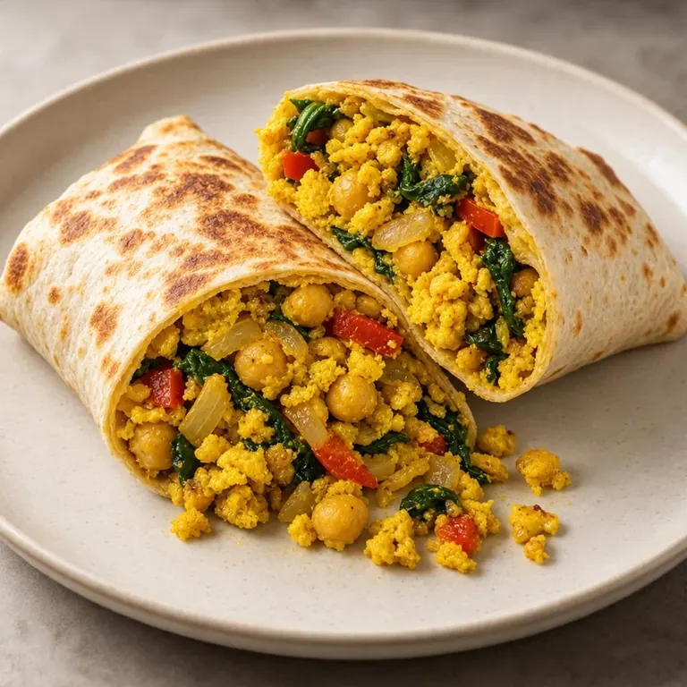 Turmeric Chickpea Scramble